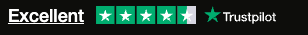 Trustpilot rating - Excellent